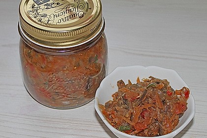 Vegetarische  und vegane Auberginen - Bolognese 1