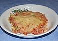 Nudelauflauf mit Schafsk&auml;se, Tomaten und Peperoni