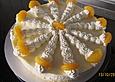 K&auml;se - Sahnetorte mit Mandarinen