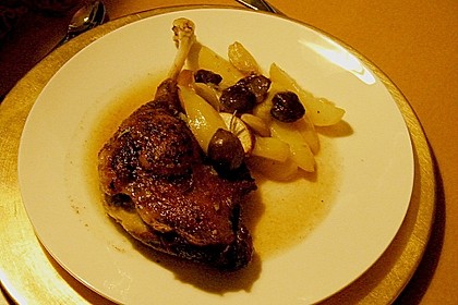 G&auml;nsekeulen vom Blech