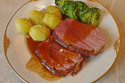 Winterlicher Schweinebraten