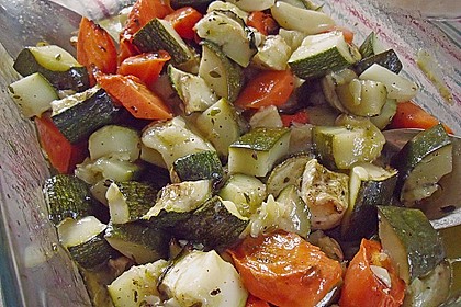 Mediterran mariniertes Gem&uuml;se