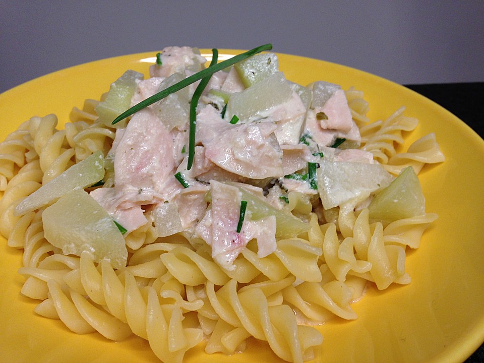 Nudeln mit Kohlrabi - Schinken - Sauce (Rezept mit Bild) | Chefkoch.de