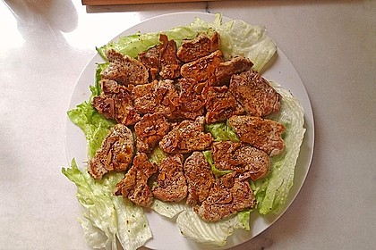 Schweinefilet als Fingerfood mit w&uuml;rziger Sauce 3