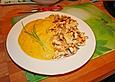 Pikanter Kaiserschmarrn mit M&ouml;hrensauce