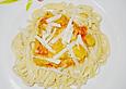 Linguine in K&uuml;rbis - Gurkenso&szlig;e