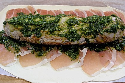 Filet mit Pesto, im Bl&auml;tterteigmantel 1