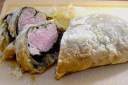 Filet mit Pesto, im Bl&auml;tterteigmantel 3