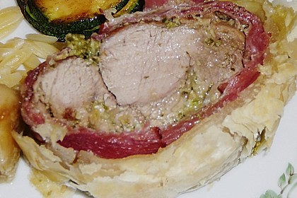 Filet mit Pesto, im Bl&auml;tterteigmantel 26