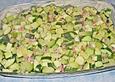Zucchiniauflauf mit Hackfleisch und Kartoffelp&uuml;ree