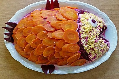 Russischer Schichtsalat 'Hering im Pelzmantel' 2