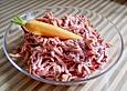 Rote Bete - Salat mit Karotten und Waln&uuml;ssen
