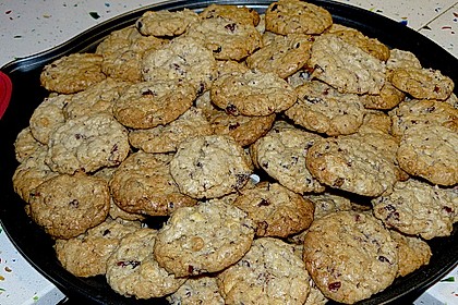 Urmelis wei&szlig;e Schokolade - Cranberry - Haferflocken - Cookies