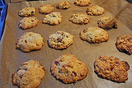 Urmelis wei&szlig;e Schokolade - Cranberry - Haferflocken - Cookies 5