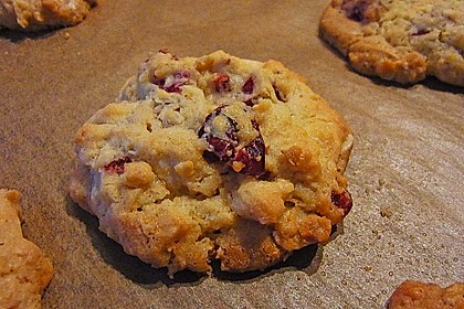 Urmelis wei&szlig;e Schokolade - Cranberry - Haferflocken - Cookies 6