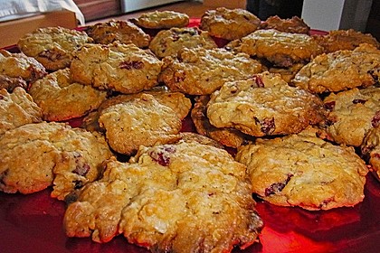 Urmelis wei&szlig;e Schokolade - Cranberry - Haferflocken - Cookies 7
