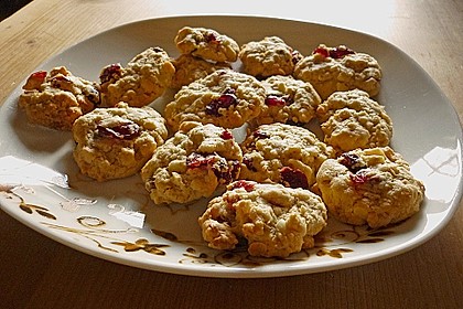 Urmelis wei&szlig;e Schokolade - Cranberry - Haferflocken - Cookies 9