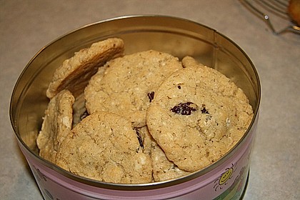 Urmelis wei&szlig;e Schokolade - Cranberry - Haferflocken - Cookies 14