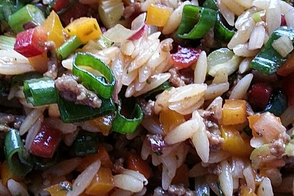Kritharaki - Salat mit Hackfleisch 45