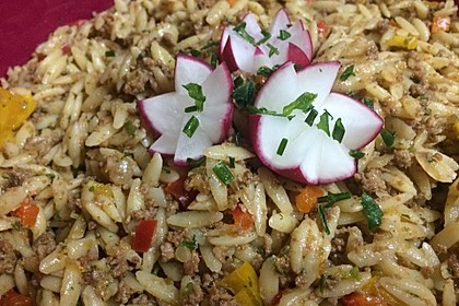 Kritharaki - Salat mit Hackfleisch 46