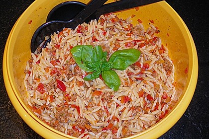 Kritharaki - Salat mit Hackfleisch 34