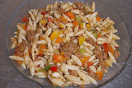 Kritharaki - Salat mit Hackfleisch 17