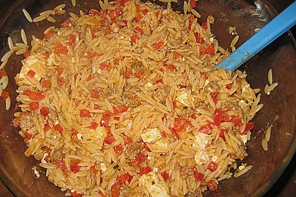 Kritharaki - Salat mit Hackfleisch 38