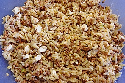 Kritharaki - Salat mit Hackfleisch 51