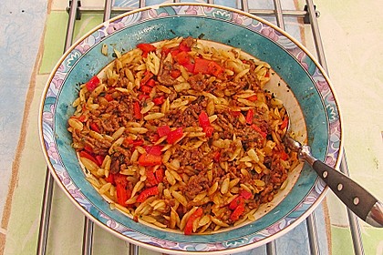 Kritharaki - Salat mit Hackfleisch 33