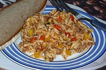 Kritharaki - Salat mit Hackfleisch 24