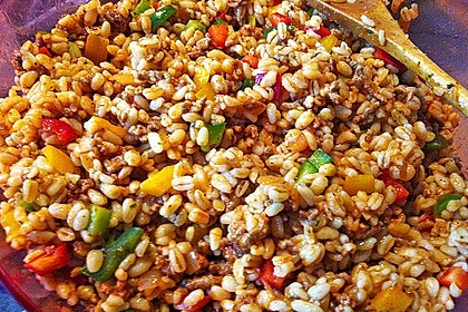 Kritharaki - Salat mit Hackfleisch 35