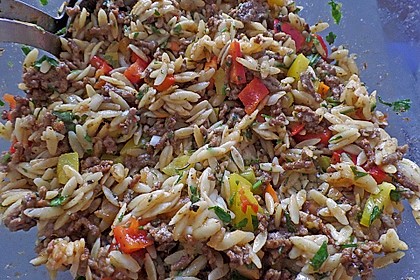 Kritharaki - Salat mit Hackfleisch 22