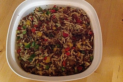 Kritharaki - Salat mit Hackfleisch 50