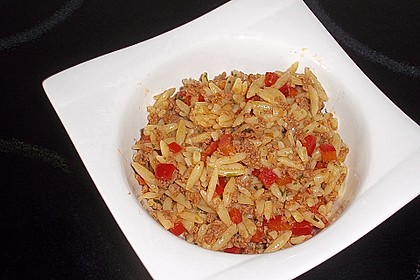Kritharaki - Salat mit Hackfleisch 25