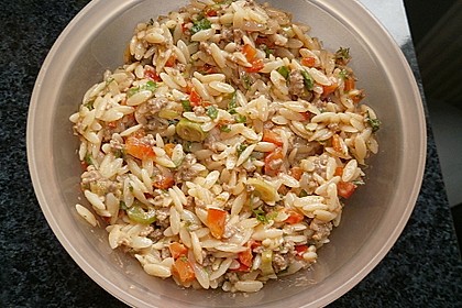Kritharaki - Salat mit Hackfleisch 36