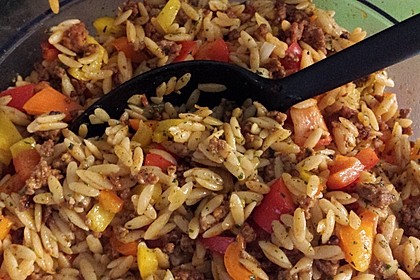 Kritharaki - Salat mit Hackfleisch 54