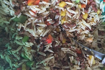 Kritharaki - Salat mit Hackfleisch 44