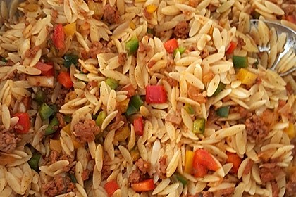 Kritharaki - Salat mit Hackfleisch 23