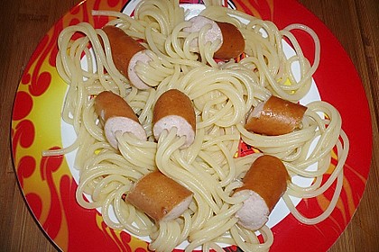 Nudel - Würstchen - Spinnen 12
