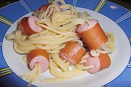 Nudel - Würstchen - Spinnen 1