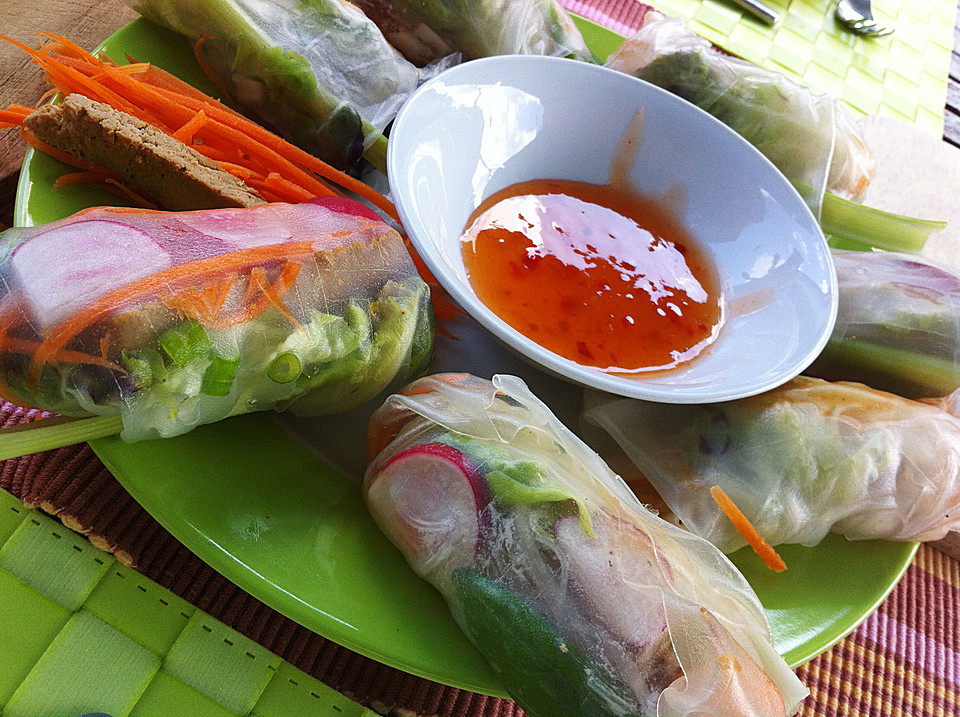 vietnamesische frühlingsrollen glücksrollen — rezepte suchen