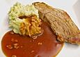 Gegrillte marinierte Schnitzel