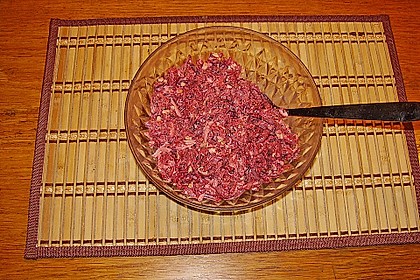 Rote Bete Salat mit Apfel und Walnuss 2