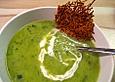 Zucchini - Lauchs&uuml;ppchen mit Parmesanpl&auml;tzchen