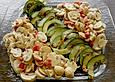 Zucchini - Carpaccio mit Champignonsalat