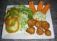 Gebackene Champignons mit Sauce tartare