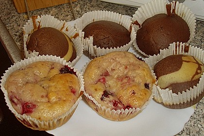 Buttermilch - Beeren - Muffins 2