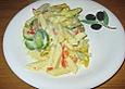 Zucchini - Tomaten - Gorgonzola - Pasta