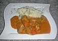 Schweinsvoressen mit viel Sauce