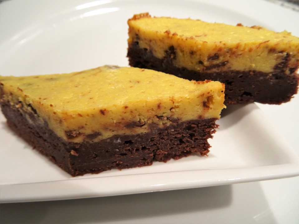 Urmelis Quark Frischkäse Brownies schwarz weiß von urmeli75